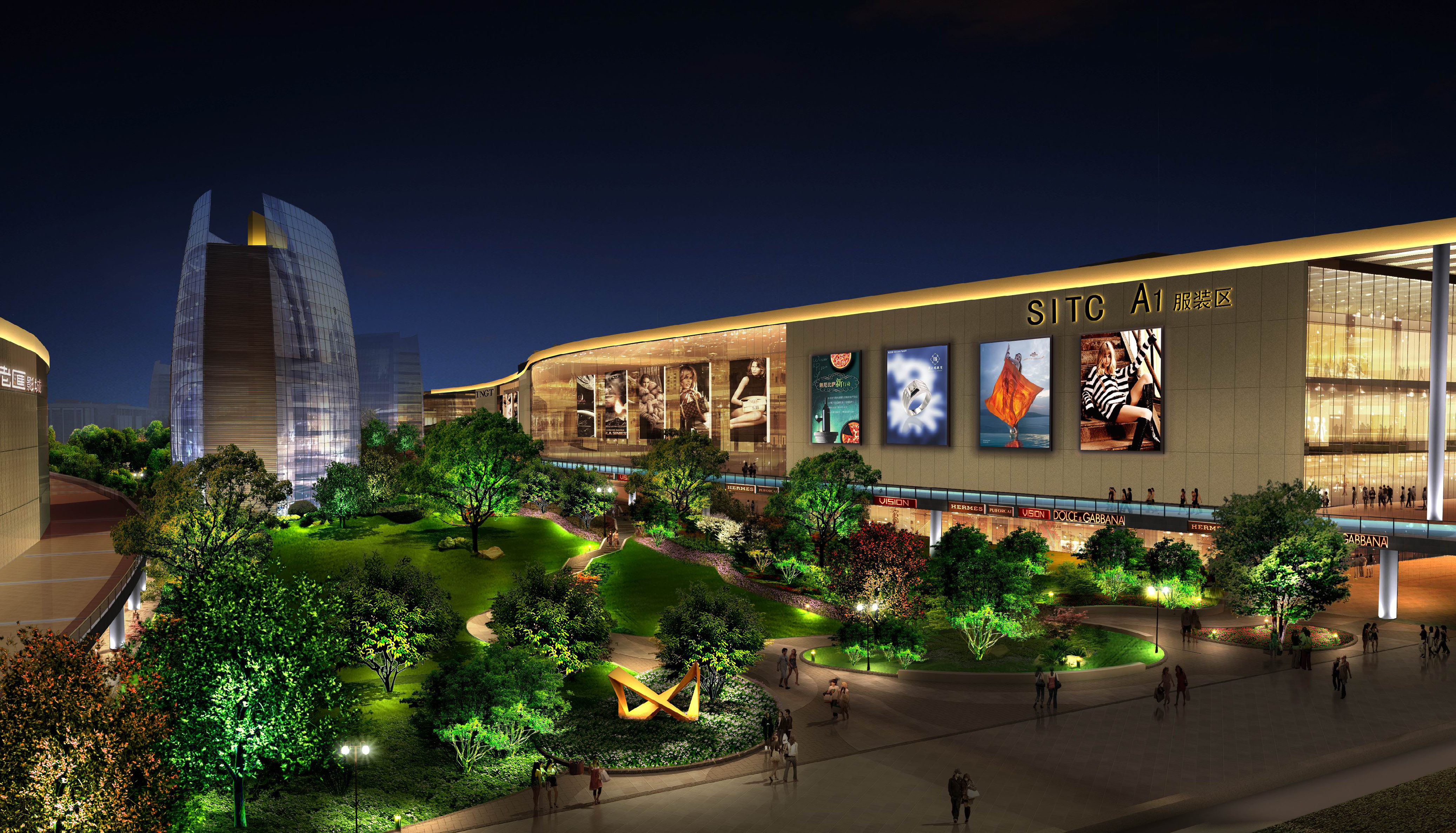 贵阳西南商贸城建筑亮化工程——2019神灯奖申报工程纪实